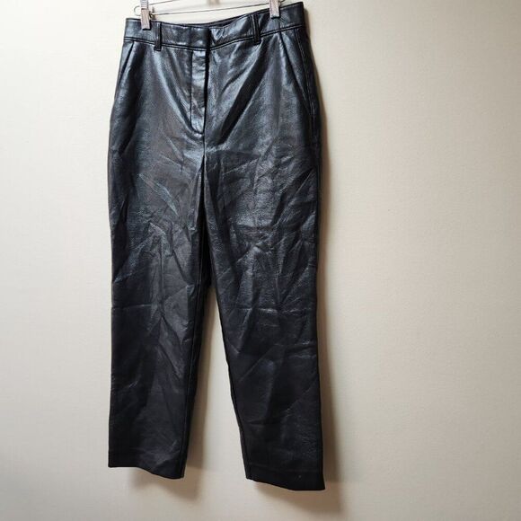 Aritzia Babaton black faux leather pants / 6 - Picture 3 of 7